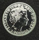 2015 Great Britain Britannia 2 Pounds Bu 1 Oz  999 Fine Silver Uk Coin Capsule