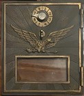 Lot Of 5 Antique Vtg Post Office Mail Box Eagle Bank