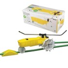 Cast Iron Traveling Water Sprinkler For Lawn   Garden - 13 500 Sq Ft  Auto Shut