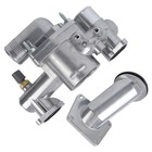 Thermostat Housing Assembly For Jaguar S-type Vanden Plas Xj8 Xjr 4 2l 2003-2005