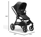 Baby Jogger City Sights   Stroller Bundle Convertible W compact Fold Rich Black