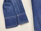 Wwii Us Navy Enlisted Chambray Sailor Field Shirt- Size 1  36-38r