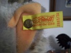 Steiff Mohair  Grey Schnauzer   junior Raudi  Vintage German Stuffed Animal