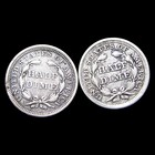 1853 1857 Seated Liberty Half Dime Silver ---- Nice Coin Lot  ----  186u