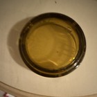 Mcdonald s Amber   Yellow Glass Ashtray W  Golden Arches Logo  Fast Food Theme