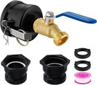2 Inch Ibc Tote Cam Lock Adapter With Brass Hose Faucet