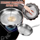 New Pure Titanium Pan  100  Titanium Pans For Cooking Non Stick  Stainless Steel
