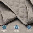 Luxury Diamond Stitch Quilted Coverlet Set With Pillow Sham Set By Bare Home