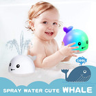 Baby Bath Toys  Whale Spray Water Bath Toy  Sprinkler Bathtub Shower Toys For To