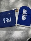 Pillsbury Doughboy Blue And White Oven Mitt And Pot Holder