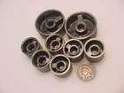 Dynaco Pas2 Tube Preamplifier 8pcs Ripple Insert Shaft Control Knob Lot  oem    