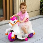 Tobbi 6v Kids Ride On Unicorn Rocking Horse Pony Toy Car For Kids 3 To 6 Years