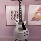 Vintage Sliver Mist Relic Lp Electric Guitar Custom Mahogany Body Heavy Aged