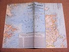 National Geographic November 1965 Map Poster Top Of The World Arctic Ocean