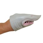 Soft Silicone Great White Megalodon Shark Hand Puppet