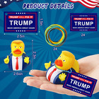 24 Pcs Donald Trump Rubber Ducks  Funny Trump Duckies  Trump Theme Baby Bath Toy