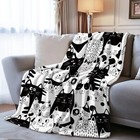 Cat Blanket For Cat Lovers Cat Themed Gifts Cat Mom Blanket For Couch Cat Gif   