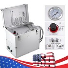 Portable Dental Mobile Delivery Unit Air Compressor High Suction  Chair 4 Holes