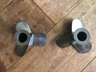 Nautical Vintage - 2 Brass Boat Propeller Candle Holders