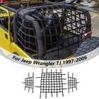 Mesh Roof Restraint Cargo Trunk Net Mesh For Jeep Wrangler Tj 97-06 Accessories