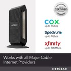 Netgear - Nighthawk Docsis 3 1 Cable Modem - Black