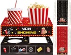 32pcs Movie Night Snack Trays Hold Popcorn Candy Food Drink  Movie Theater Po   
