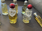 Mixed Lot Of 12 Vintage Miniature Small Avon Perfume Bottles Santa Seahorse Swan