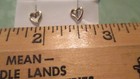 14kt Yellow Gold Tiny Blessings Infant Heart Earrings 