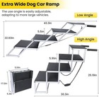 Extra Wide Dog Stairs   Ramp For Large Dogs  Non-slip  Portable  250 Lbs Capacit