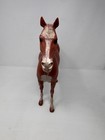 1960s Louis Marx Johnny West Thunderbolt Horse Brown Tan Mane Wheels
