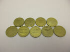 Lucky Four Leaf Clover Horseshoe Good Luck Coin Token Lot Of 9