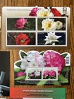 Canada Mint Stamp Souvenir Sheet Lot 6 Flower Botanical 18 Stamps Mnh