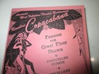 Vtg Rinella s Copacabana Theater Restaurant Rudy Vallee Promo Mailer W return