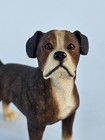 Leonardo Collection Boxer Dog Figurine Standing Resin Ornament Lesser   Pavey