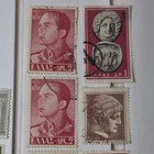 Vintage Greece Stamp Lot 25 Used 1927-1961 Wwii Royalty Tourism Greek
