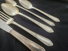 Rogers 1937 Silverplate Flatware  Intern  Silver Co   Cotillion Pattern  35pc