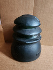 Vintage Hemingray No  43 Blue Aqua Insulator