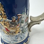 Vintage Original Gerz West German Beer Stein With Pewter Lid