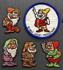 Vintage Lot Snow White And The Seven Dwarfs Disney Movie Character Patches 1970s