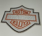 Harley Davidson Shield Embroidered Iron On Patch Or Sew On 4  X 3 