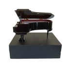 Black Baby Grand Piano Music Box With Box