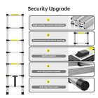 6 5ft Aluminum Telescoping Ladder 330lbs Fold Extension Ladder W  Non-slip Feet