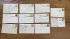 Vintage Comic Postcards World War 2 Lot Of 11 Posted   Fort Wood La Fold Cards