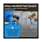 Vke Battery Powered Airless Paint Sprayer  3  1300ml Cups 2 Nozzles 6 Speed