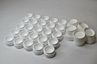 25pcs Lotion Jar  5 Oz 48mm Cosmetic Cream Dome Nug White Plastic Double Wall