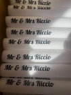 Personalised Foam Glow Sticks   Wedding Decor   Any Name   Design