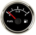 2  Digital Fuel Level Gauge Meter 0-190ohm Red Color Background 0-190 Ohm Black