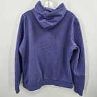 Puma Hoodie Womens Xl Purple Logo Tape Sleeve Pullover Sweatshirt