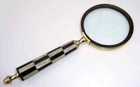 Brass Magnifying Glass Handheld Antique Magnifier Handle Vintage Magnifier Lens