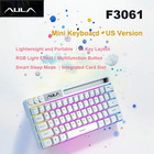 Aula F3061 Mechanical Keyboard 61 Key Rgb Backlight Gaming Mini Compact Wired